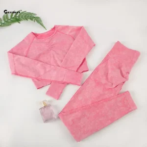 Chrleisure conjunto esportivo de lavagem para mulheres