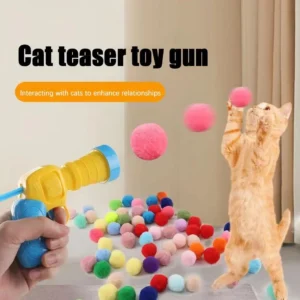 Brinquedo interativo treinamento de lançamento para gatos